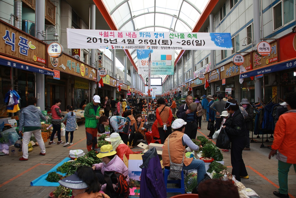 주말장 산나물축제(04.25)