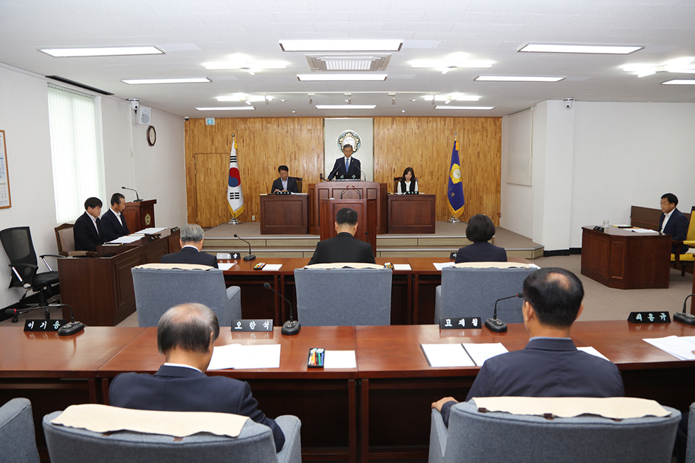 양양군의회 본회의보고