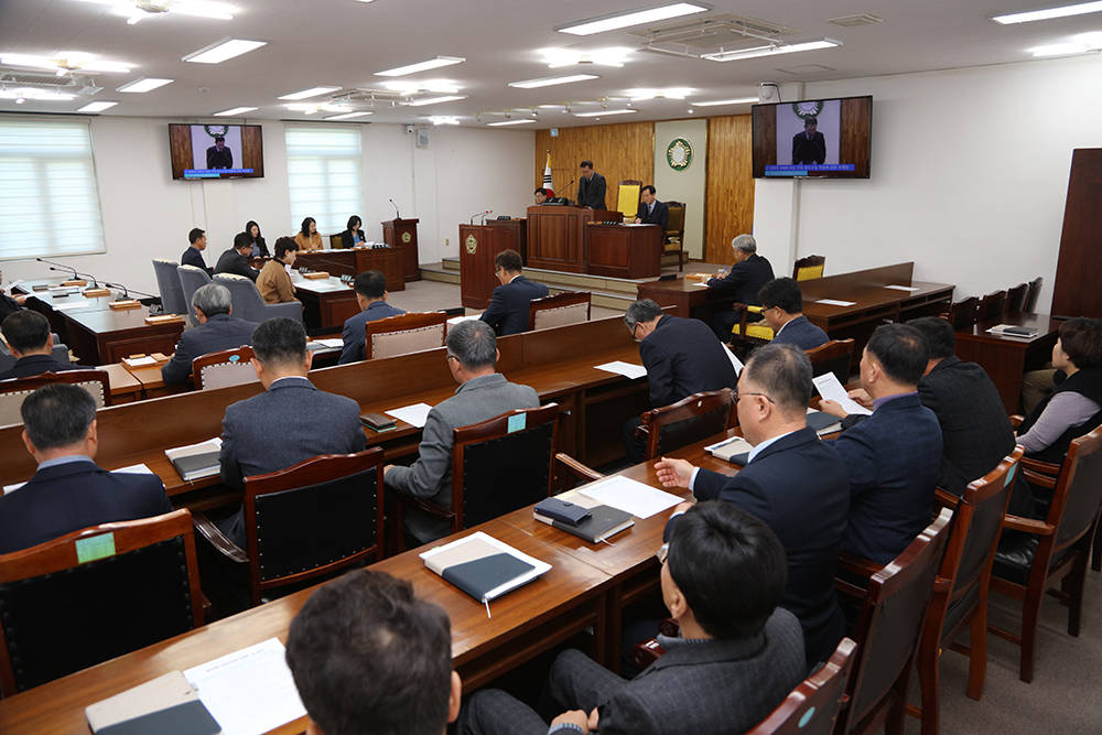 20191219 제244회 양양군의회 정례회의 3차회의