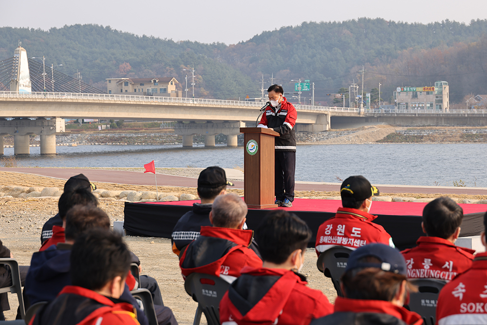 20211119 강원도 도심형 산불진화훈련