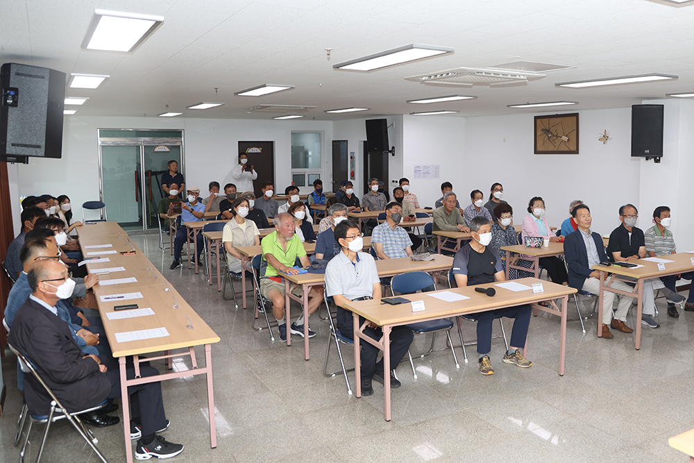 20220623 김진하 군수님과 양양미리살기 공무원은퇴자와 대화