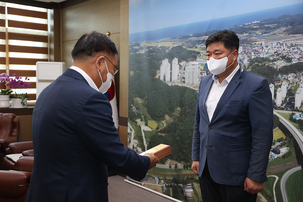 20220708 체육진흥 유공자 감사패전달